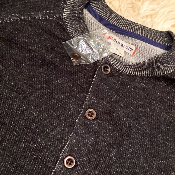 NEW 32 Bar Blues Cashmere Sweater XL